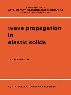 cover image of Wave Propagation in Elastic Solids